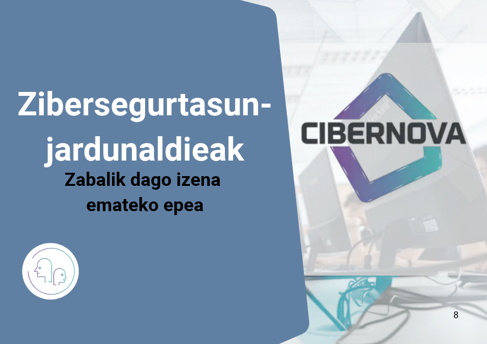 Zabalik dago CiberNOVA zibersegurtasun-jardunaldietan izena emateko epea